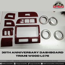 Load image into Gallery viewer, 30th Anniversary Dashboard Trims Wood LC76
