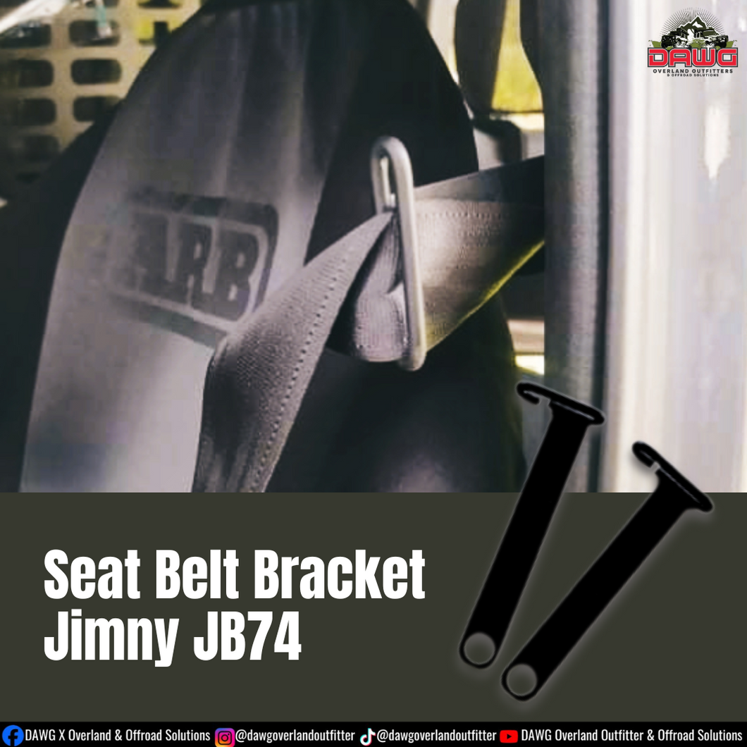 DAWG Seat Belt Bracket Jimny JB74 (PAIR)