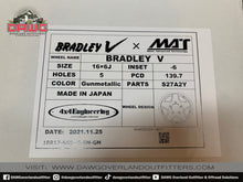 Load image into Gallery viewer, Bradley V Gunmetal Rims for Jimny JB74
