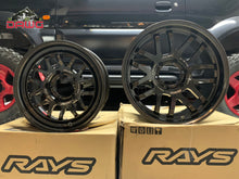 Load image into Gallery viewer, Volk Rays Alap 07-X Diamond Black Forged Rims
